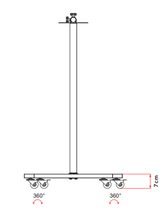 Load image into Gallery viewer, Small Horizontal/Vertical Stand for Pro, Essential and Tabletop - Rouge
